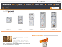 Tablet Screenshot of casanova-sas.fr